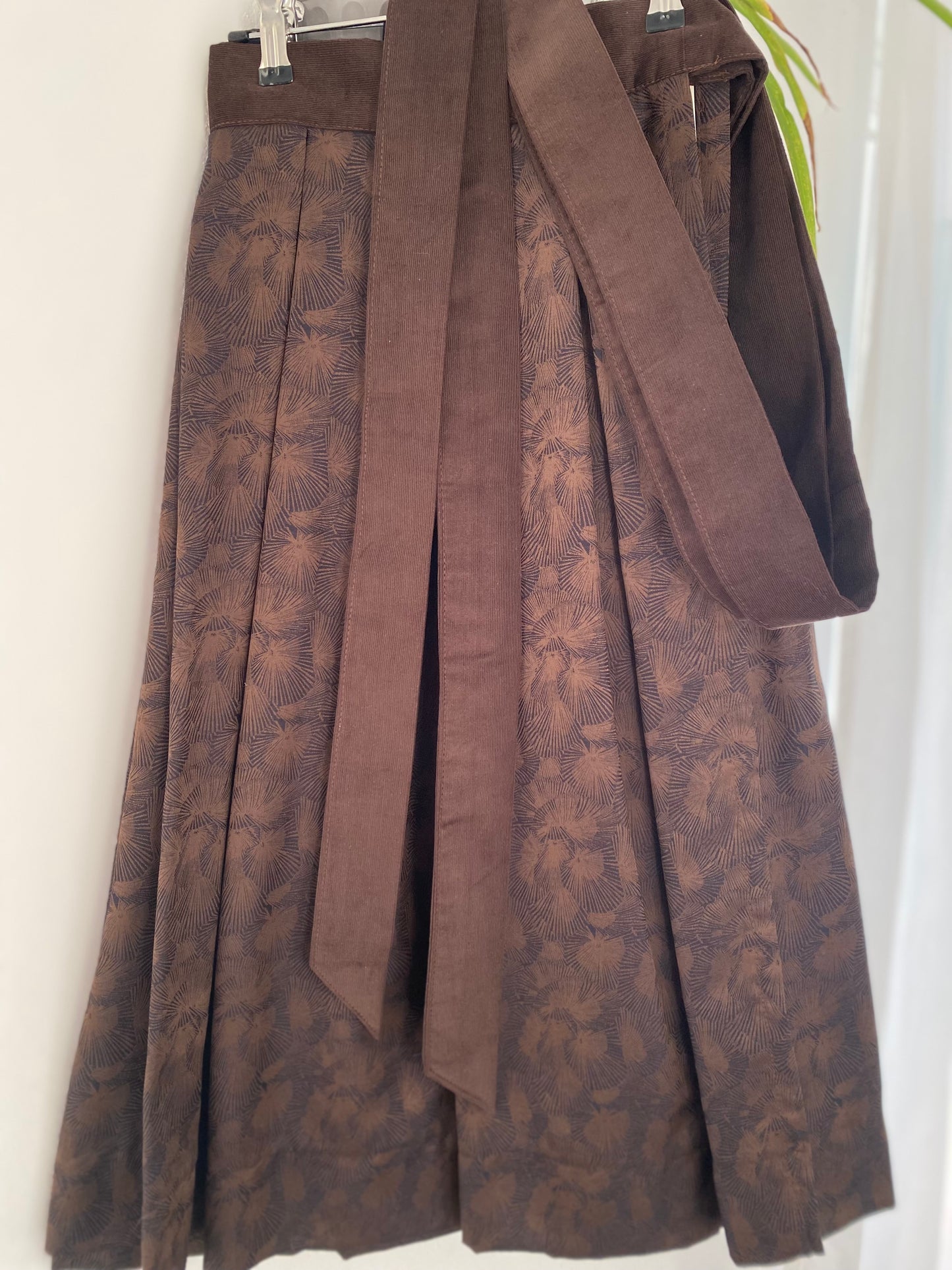 Damen Wickelrock Edel Satinoptik