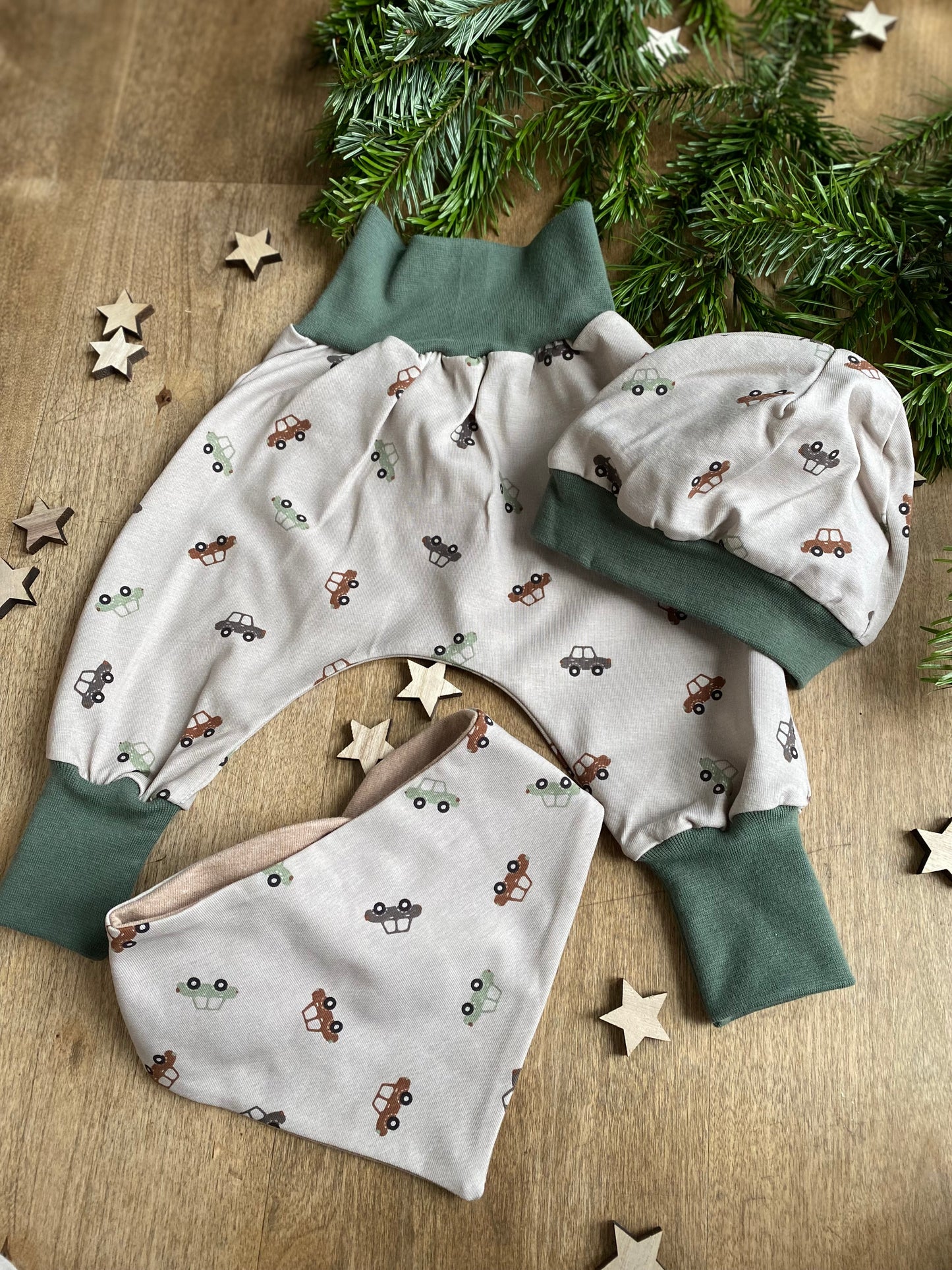 Baby Geschenkset - Newborn Autos