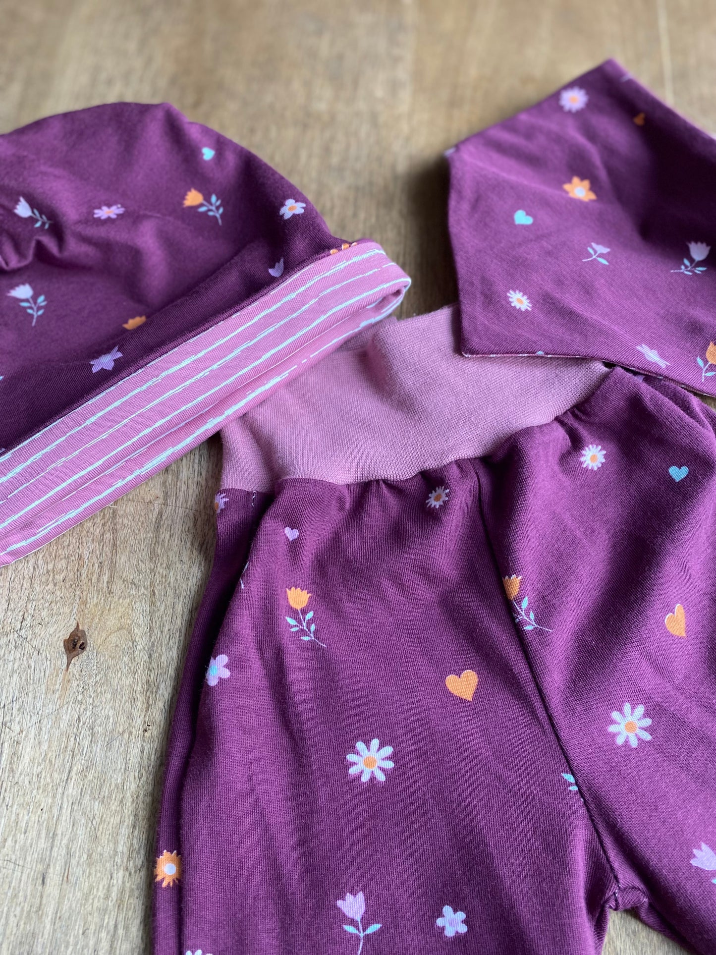 Baby Geschenkset - Blumen