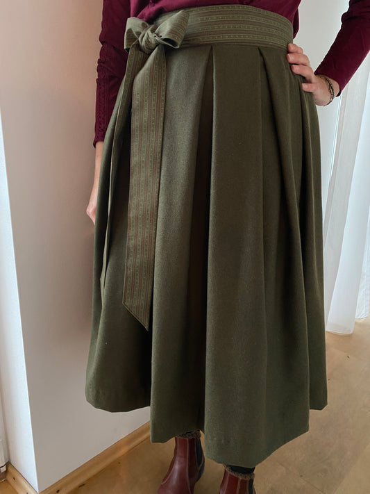 Damen Winter-Wickelrock