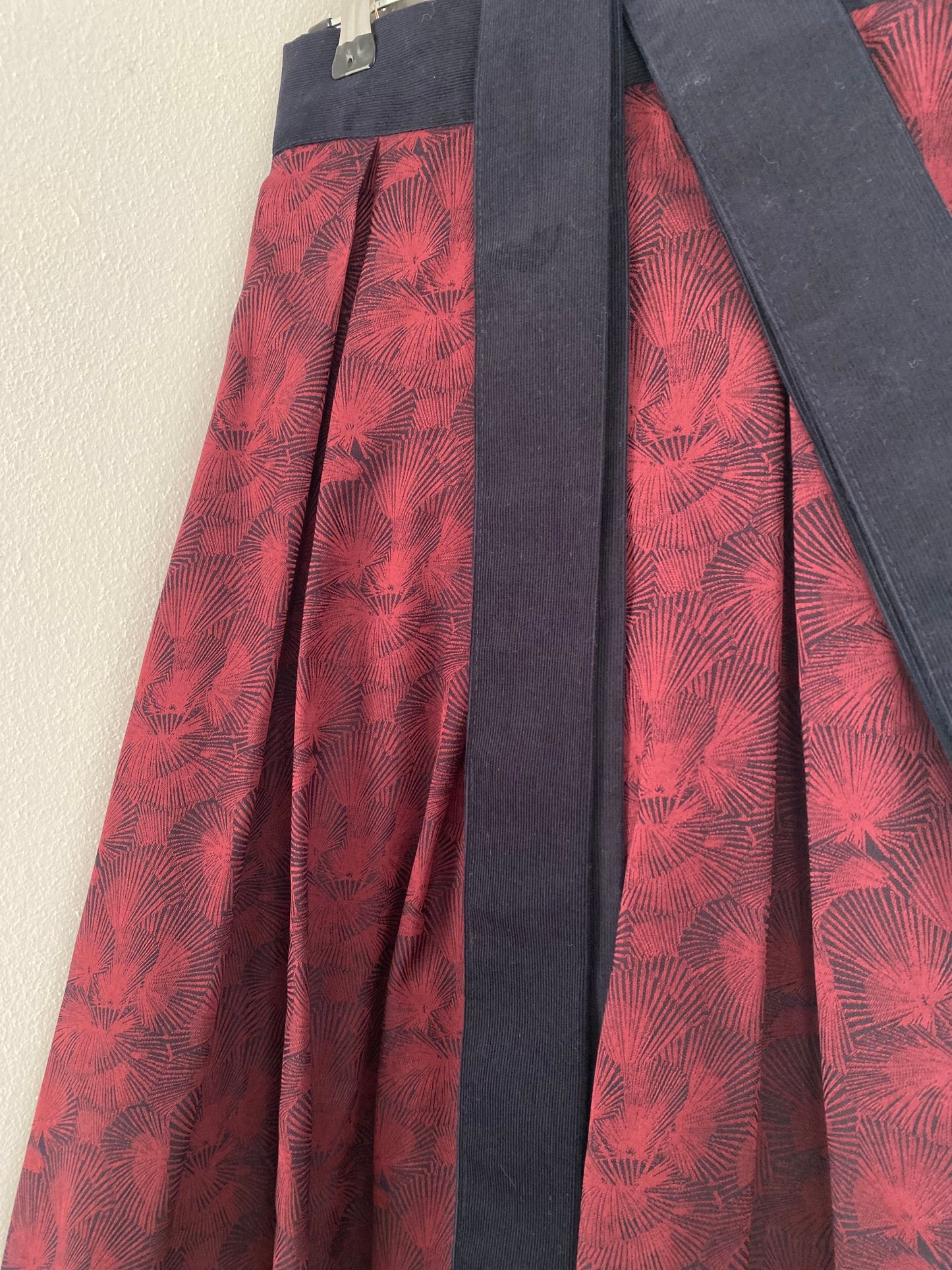 Damen Wickelrock Edel Satinoptik