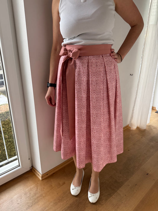 Damen Wickelrock apricot