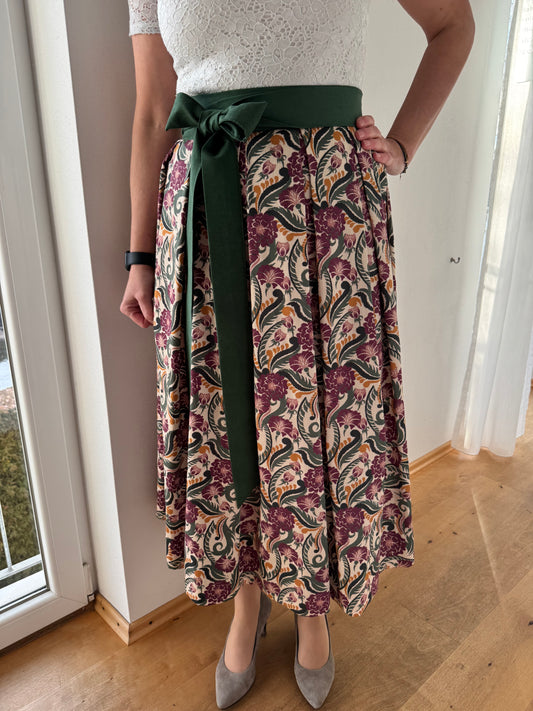 Damen Wickelrock Lang