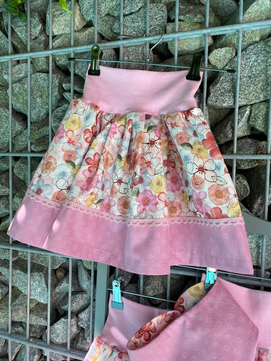 Trachtenrockerl Blumentraum rosa