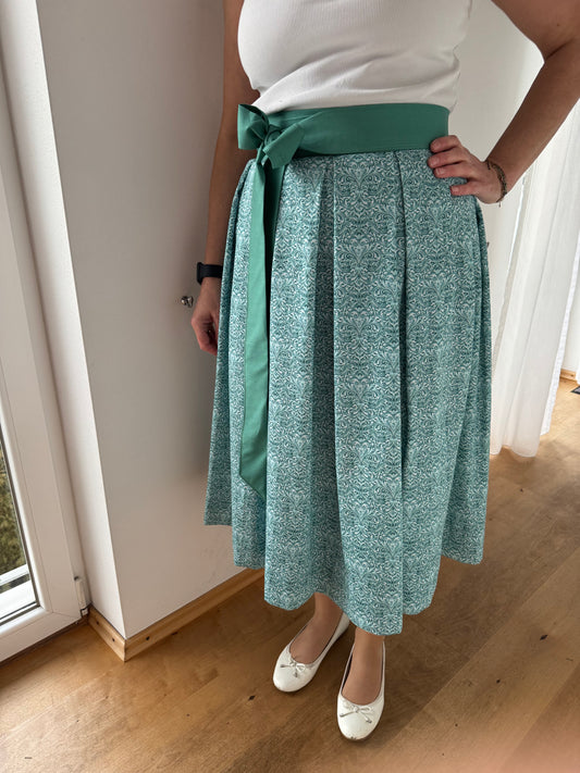 Damen Wickelrock Türkis