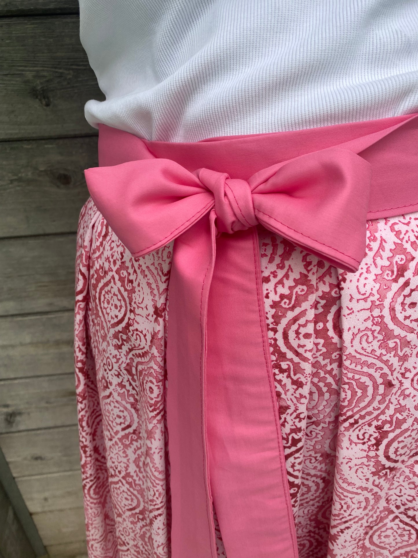 Damen Wickelrock Pink Batik