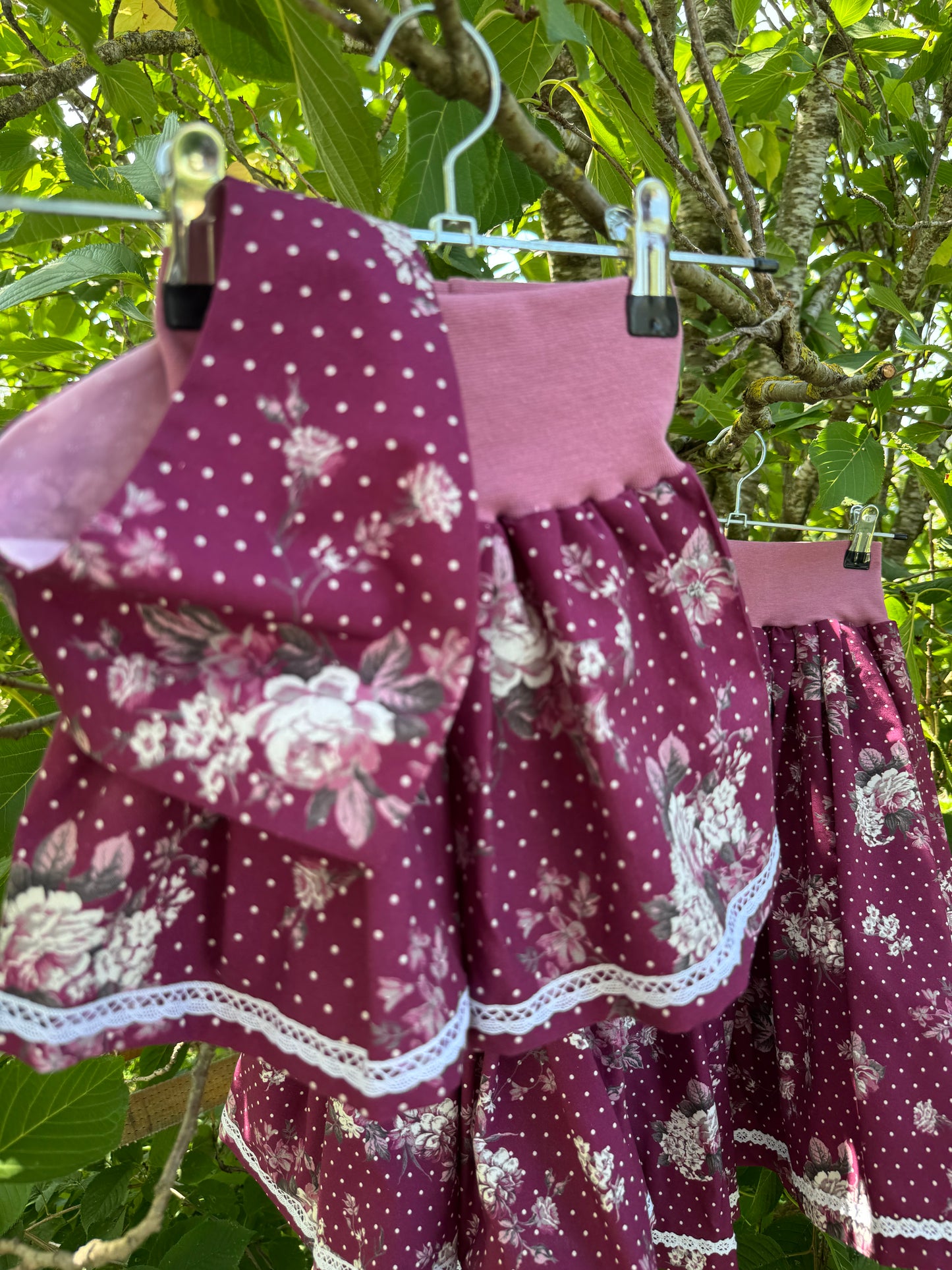 Trachtenrockerl Blumentraum rosa